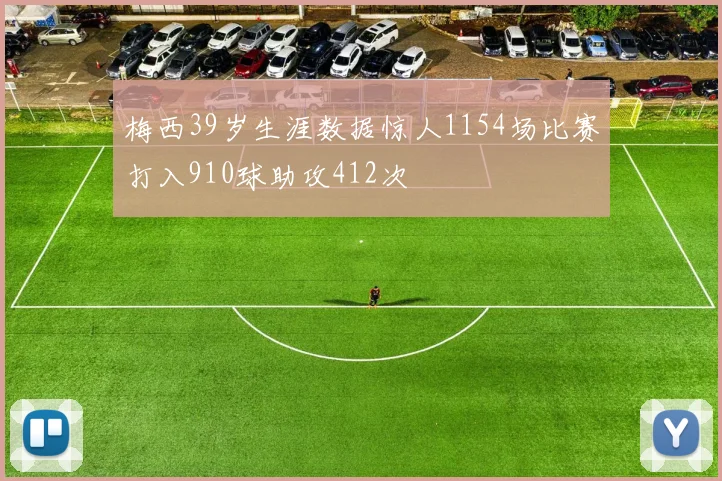 梅西39岁生涯数据惊人1154场比赛打入910球助攻412次
